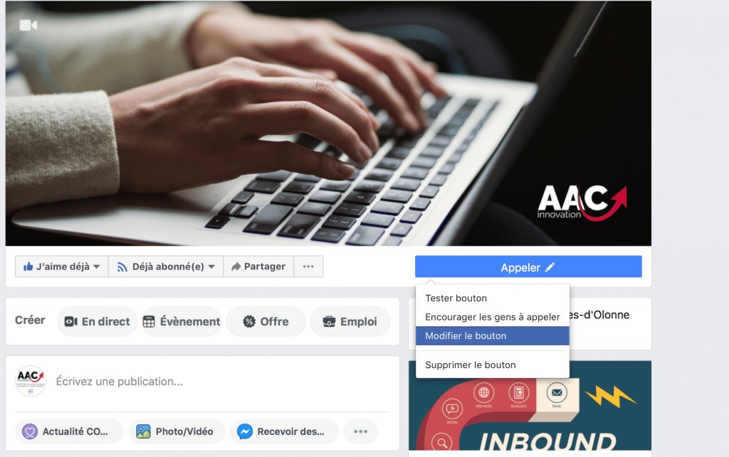 Activer la prise de rendez-vous directement sur Facebook